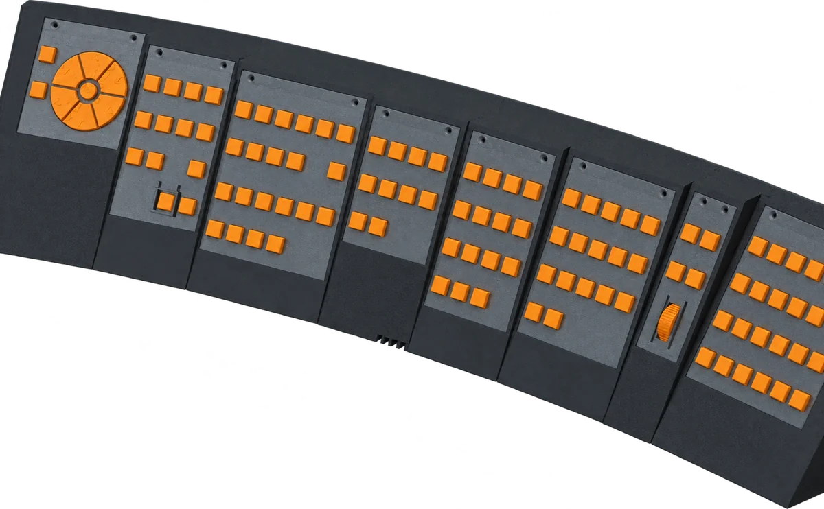 Concept render of the Cockpit Control Panel