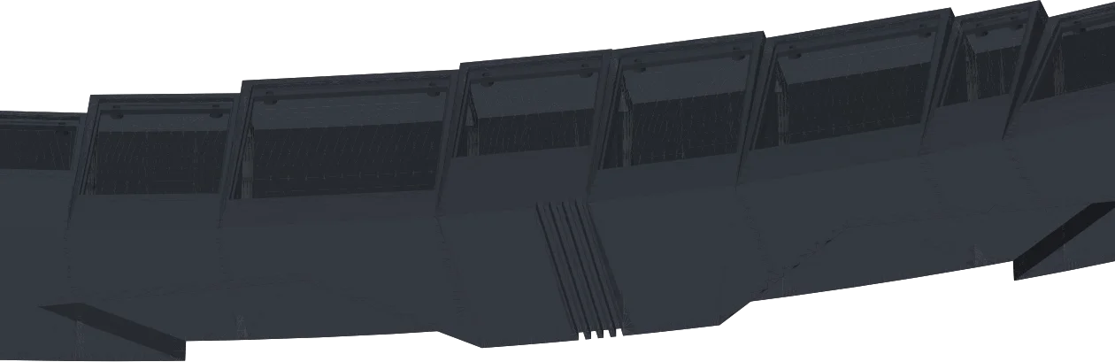 Underside render of the Cockpit Control Panel prototype, showing the USB-C port